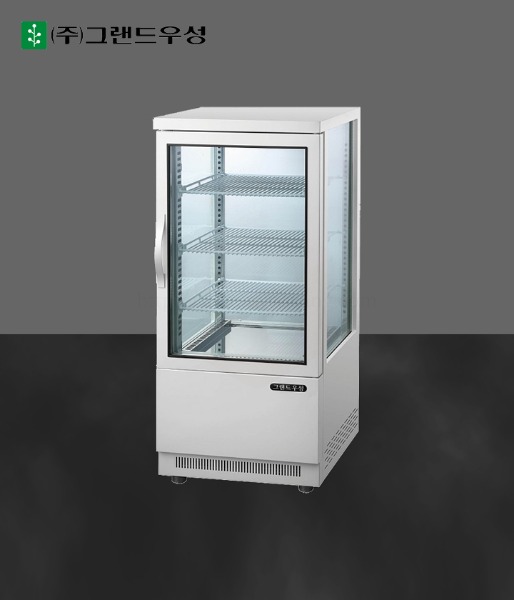 4면 유리 냉장쇼케이스 화이트